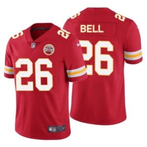 6862021e758b4_1 Men's Kansas City Chiefs #26 Le'Veon Bell Red Vapor Untouchable Limited Stitched Jersey