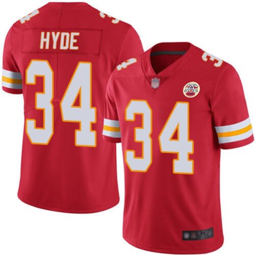 6862024b1e4c3_1 Men's Kansas City Chiefs #34 Carlos Hyde Red Vapor Untouchable Limited Stitched NFL Jersey
