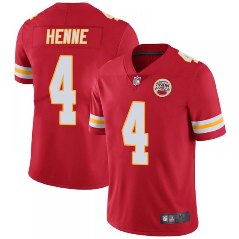 6862026575ec2_1 Men's Kansas City Chiefs #4 Chad Henne Red Vapor Untouchable Limited Stitched Jersey