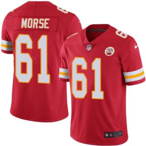 686202d4a53d1_1 Men's Kansas City Chiefs #61 Mitch Morse Red Vapor Untouchable Limited Stitched NFL Jersey