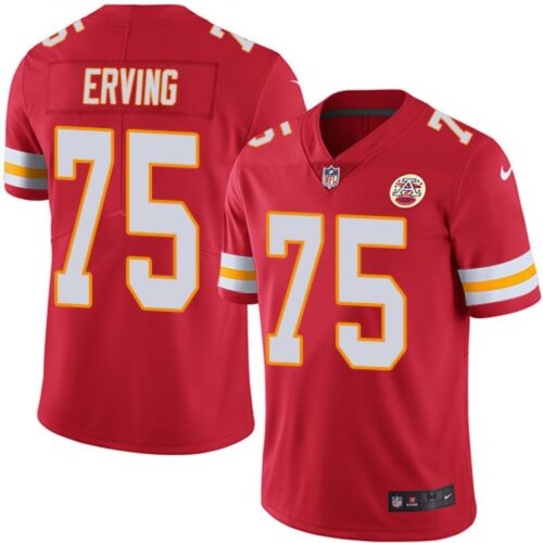 6862030634a17_1 Men's Kansas City Chiefs #75 Cameron Erving Red Vapor Untouchable Limited Stitched NFL Jersey