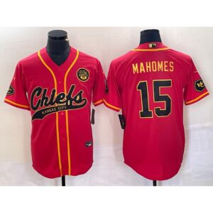 6862033033e95_1 Men's Kansas City Chiefs #15 Patrick Mahomes Red Gold Cool Base Stitched Baseball Jersey
