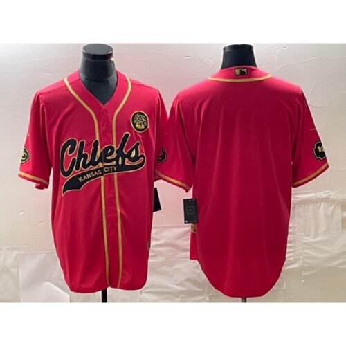 68620377ddfd1_1 Men's Kansas City Chiefs Blank Red Gold Cool Base Stitched Baseball Jersey
