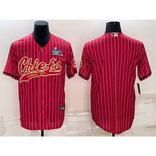6862038ae39b7_1 Men's Kansas City Chiefs Blank Red With Super Bowl LVII Patch Cool Base Stitched Baseball Jersey