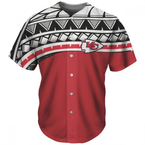 686203a05fe0c_1 Men's Kansas City Chiefs Red Baseball Jersey