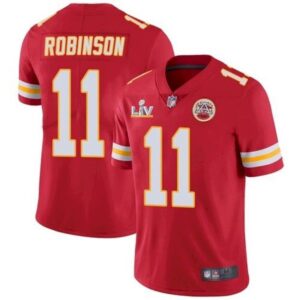 686203a7dbd33_1 Men's Kansas City Chiefs #11 Demarcus Robinson Red 2021 Super Bowl LV Stitched NFL Jersey