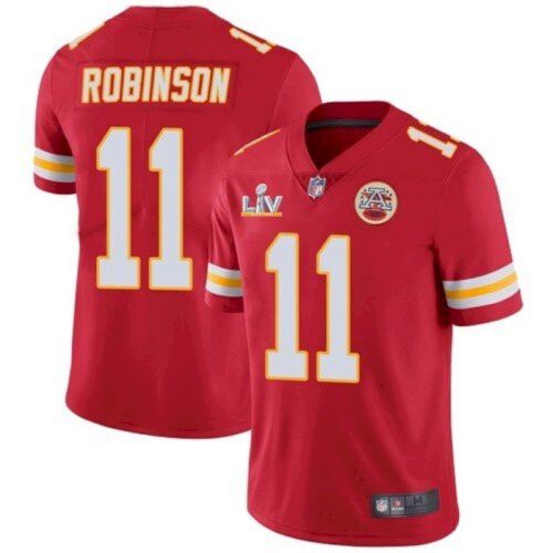 686203a7dbd33_1 Men's Kansas City Chiefs #11 Demarcus Robinson Red 2021 Super Bowl LV Stitched NFL Jersey