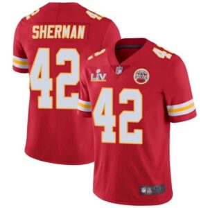 686203de14f90_1 Men's Kansas City Chiefs #42 Anthony Sherman Red 2021 Super Bowl LV Stitched NFL Jersey