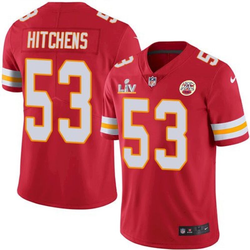 686203e5e3246_1 Men's Kansas City Chiefs #53 Anthony Hitchens Red 2021 Super Bowl LV Stitched NFL Jersey