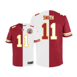 68620413ec1ce_1 Chiefs #11 Alex Smith Red/White Men's Stitched NFL Elite Split Jersey