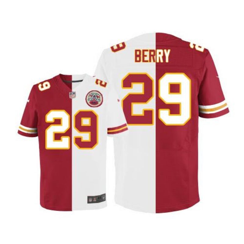 6862041f5f242_1 Chiefs #29 Eric Berry Red/White Men's Stitched NFL Elite Split Jersey