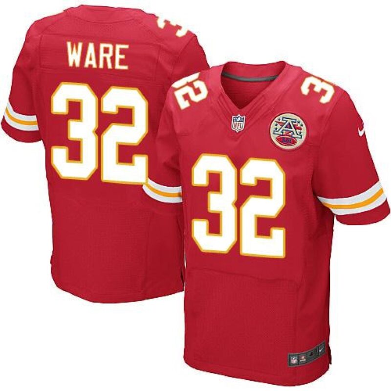 686204233c0f0_1 Chiefs #32 Spencer Ware Red Team Color Men's Stitched NFL Elite Jersey