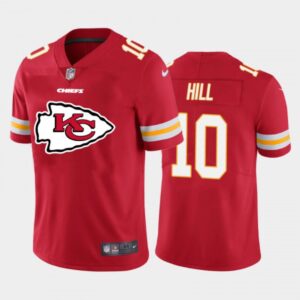 6862045a5ea0a_1 Men's Kansas City Chiefs #10 Tyreek Hill Red 2020 Team Big Logo Limited Stitched Jersey