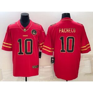 6862046600f7d_1 Men's Kansas City Chiefs #10 Isiah Pacheco Red Gold Vapor Untouchable Limited Stitched Jersey