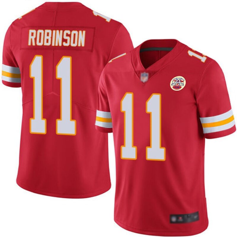68620471d89b7_1 Men's Kansas City Chiefs #11 Demarcus Robinson Red Vapor Untouchable Limited Stitched NFL Jersey
