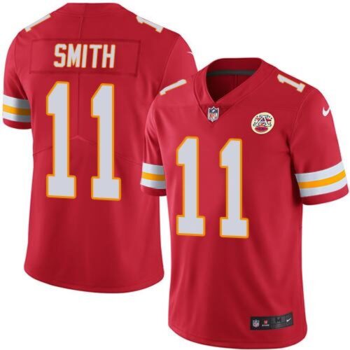 686204760a837_1 Men's Kansas City Chiefs #11 Alex Smith Red Team Color Vapor Untouchable Limited Stitched NFL Jersey