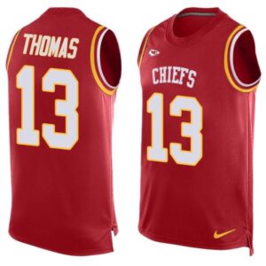 68620495b9f89_1 Chiefs #13 De'Anthony Thomas Red Team Color Men's Stitched NFL Limited Tank Top Jersey