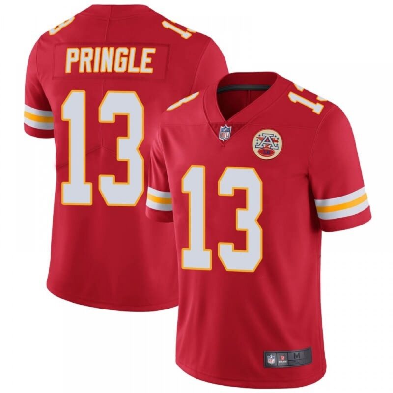 6862049d01c75_1 Men's Kansas City Chiefs #13 Byron Pringle Red Vapor Untouchable Limited Stitched Jersey