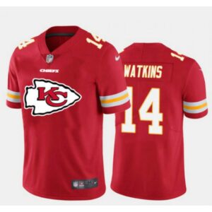686204a0871bf_1 Men's Kansas City Chiefs #14 Sammy Watkins Red 2020 Red Team Big Logo Limited Stitched Jersey