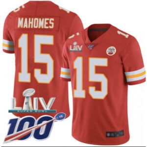 686204b2e703f_1 Men's Kansas City Chiefs #15 Patrick Mahomes Red Super Bowl LIV With 100th Season Patch Vapor Untouchable Limited Stitched NFL Jersey