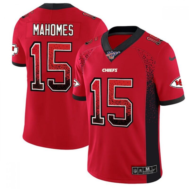 686204b6be476_1 Men's Kansas City Chiefs #15 Patrick Mahomes Red 2019 100th Season Drift Fashion Color Rush Limited Stitched NFL Jersey