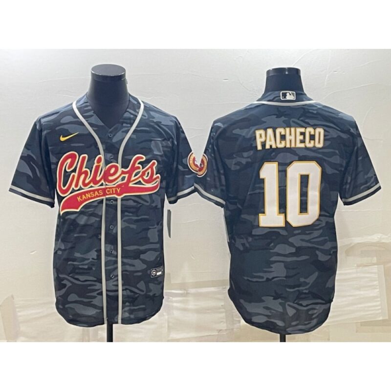 686204e52e9c2_1 Men's Kansas City Chiefs #10 Isiah Pacheco Grey Camo With Patch Cool Base Stitched Baseball Jersey