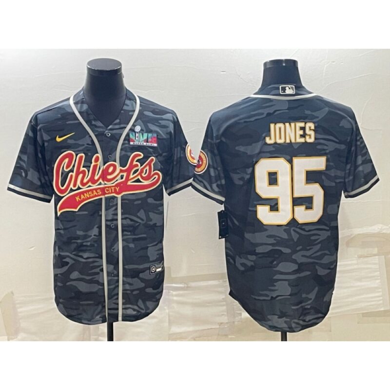 6862050b7f3ca_1 Men's Kansas City Chiefs #95 Chris Jones Grey Camo With Super Bowl LVII Patch Cool Base Stitched Baseball Jersey