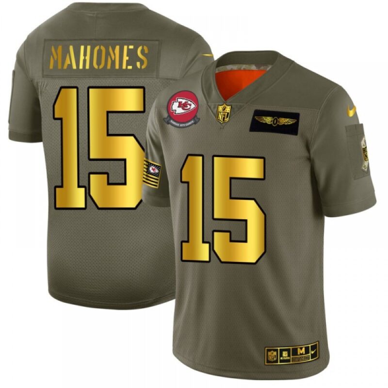 6862053bd9fed_1 Men's Kansas City Chiefs #15 Patrick Mahomes 2019 Olive/Gold Salute To Service Limited Stitched NFL Jersey