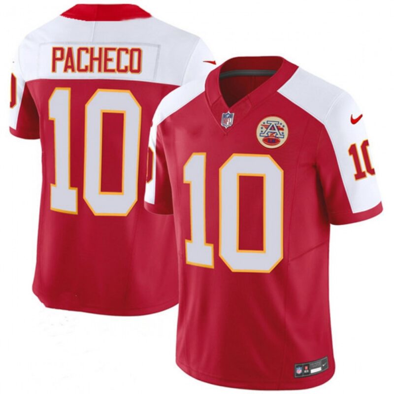 6862058854c69_1 Men's Kansas City Chiefs #10 Isiah Pacheco Red/White 2023 F.U.S.E. Vapor Untouchable Limited Stitched Jersey