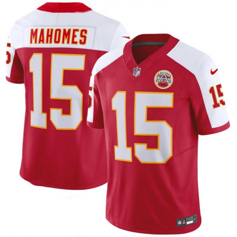 6862058be115a_1 Men's Kansas City Chiefs #15 Patrick Mahomes Red/White 2023 F.U.S.E. Vapor Untouchable Limited Stitched Jersey