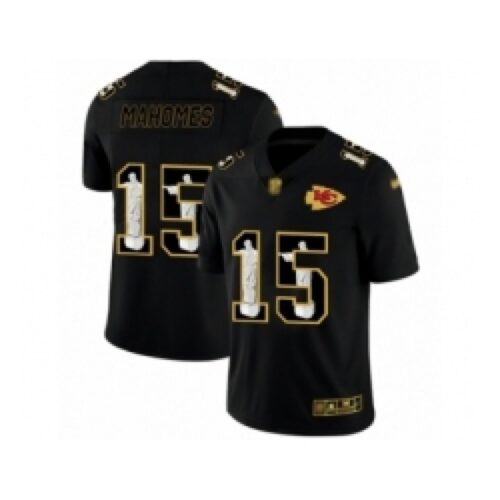 68620593ddccf_1 Men's Kansas City Chiefs #15 Patrick Mahomes 2020 Black Jesus Faith Edition Limited Stitched Jersey