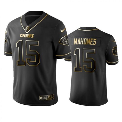 68620597a1f54_1 Men's Kansas City Chiefs #15 Patrick Mahomes Black 2019 Golden Edition Limited Stitched NFL Jersey