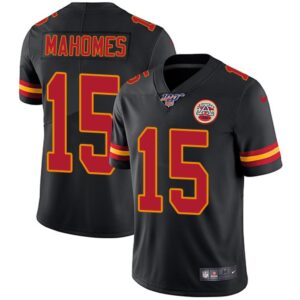 6862059f165a8_1 Men's Kansas City Chiefs #15 Patrick Mahomes Black 2019 100th Season Vapor Untouchable Limited Stitched NFL Jersey