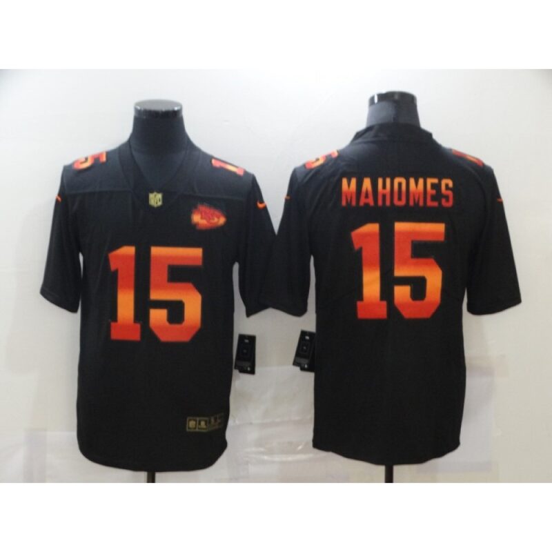686205dc8f99d_1 Men's Kansas City Chiefs #15 Patrick Mahomes 2020 Black Fashion Limited Stitched Jersey