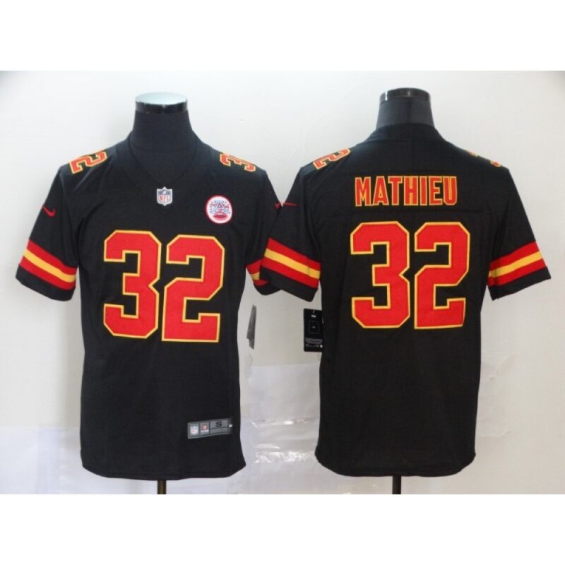 68620614330aa_1 Men's Kansas City Chiefs #32 Tyrann Mathieu Black Vapor Untouchable Limited Stitched NFL Jersey