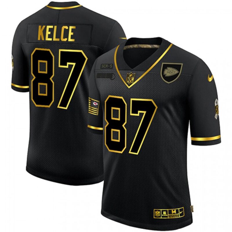 6862067c84fe3_1 Men's Kansas City Chiefs #87 Travis Kelce Black/Gold Salute To service Limited Stitched Jersey
