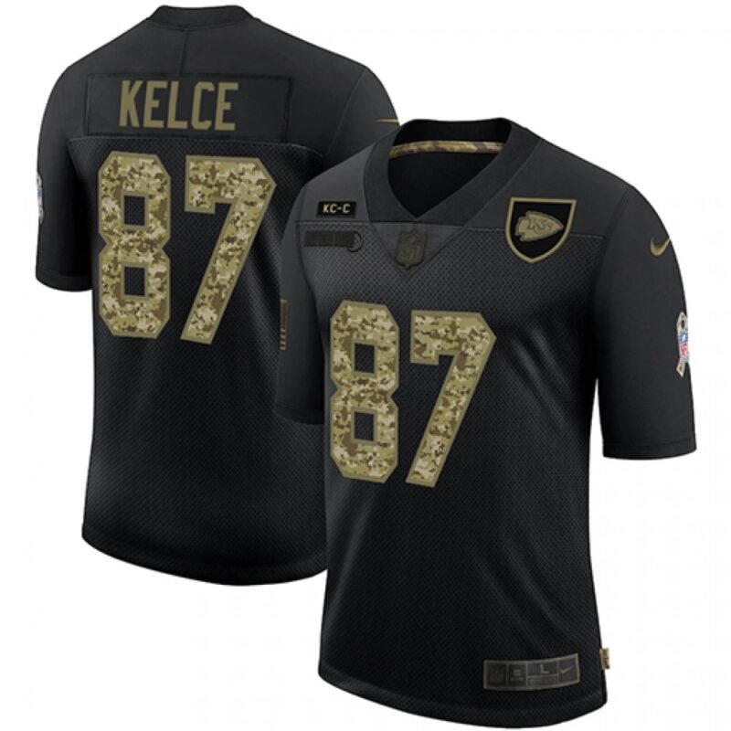 686206804f997_1 Men's Kansas City Chiefs #87 Travis Kelce Black Camo Salute To service Limited Stitched Jersey