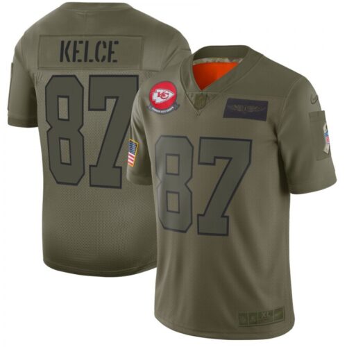 686206c854733_1 Men's Kansas City Chiefs #87 Travis Kelce 2019 Camo Salute To Service Limited Stitched NFL Jersey