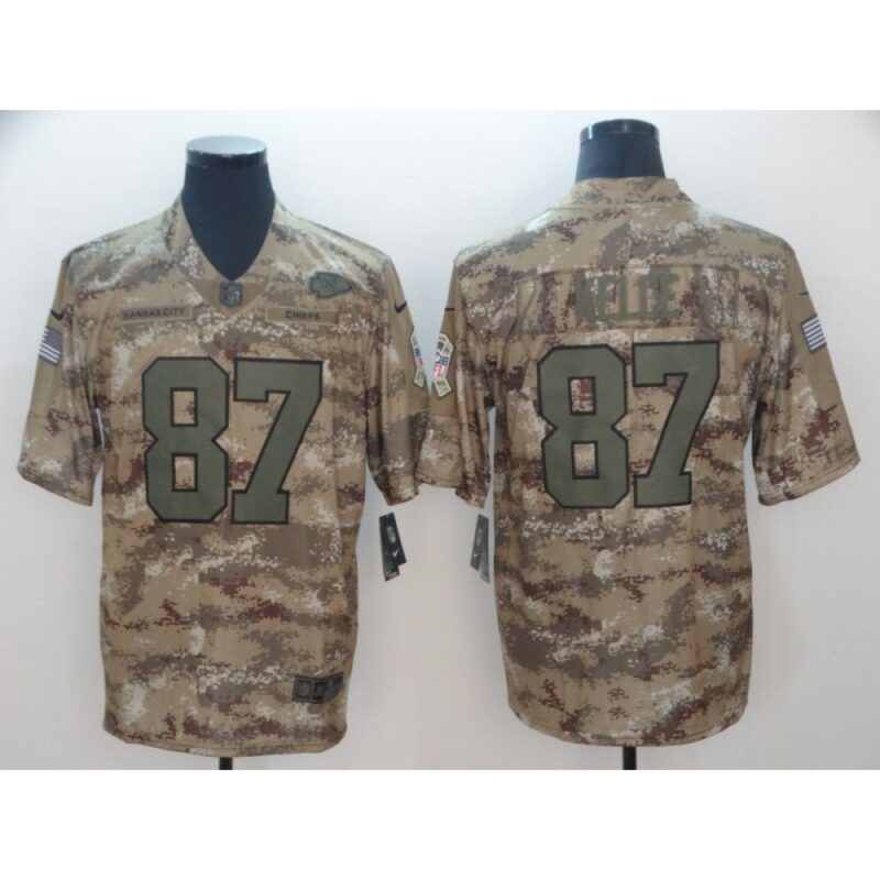 686206d34033b_1 Men's Kansas City Chiefs #87 Travis Kelce 2018 Camo Salute to Service Limited Stitched NFL Jersey