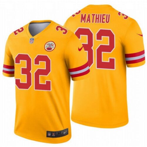 686206ef4d974_1 Men's Kansas City Chiefs #32 Tyrann Mathieu Gold Inverted Legend Stitched Jersey