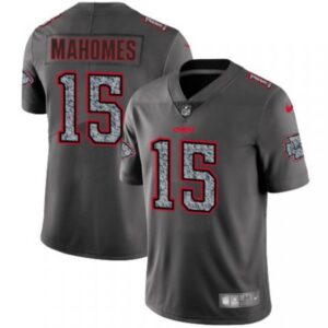 68620711d219b_1 Men's Kansas City Chiefs #15 Patrick Mahomes 2019 Gray Fashion Static Limited Stitched NFL Jersey