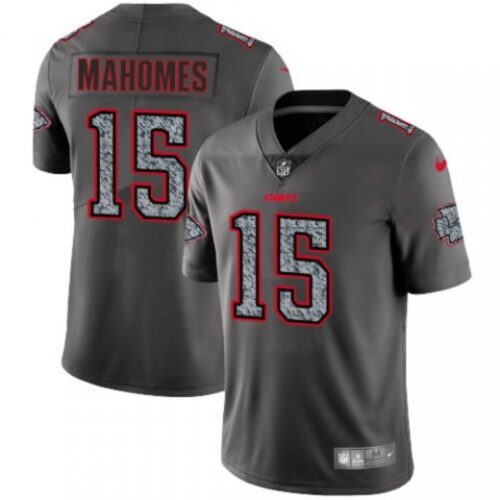 68620711d219b_1 Men's Kansas City Chiefs #15 Patrick Mahomes 2019 Gray Fashion Static Limited Stitched NFL Jersey