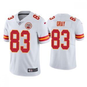 6862071d7dca4_1 Men's Kansas City Chiefs #83 Noah Gray White Limited Stitched NFL Jersey