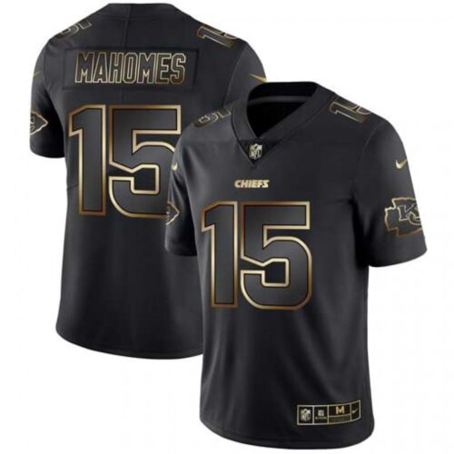 686207fb3ed23_1 Men's Kansas City Chiefs #15 Patrick Mahomes 2019 Black Gold Edition Stitched NFL Jersey