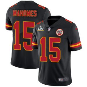 68620802ca014_1 Men's Kansas City Chiefs #15 Patrick Mahomes Black 2021 Super Bowl LV Stitched NFL Jersey