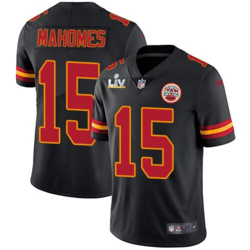 68620802ca014_1 Men's Kansas City Chiefs #15 Patrick Mahomes Black 2021 Super Bowl LV Stitched NFL Jersey