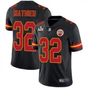 6862080665e13_1 Men's Kansas City Chiefs #32 Tyrann Mathieu Black 2021 Super Bowl LV Stitched NFL Jersey