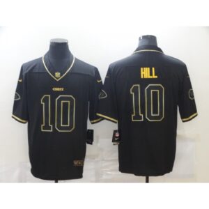68620856b1988_1 Men's Kansas City Chiefs #10 Tyreek Hill Black/Gold Salute To service Limited Stitched Jersey
