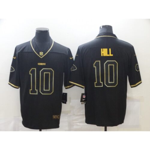 68620856b1988_1 Men's Kansas City Chiefs #10 Tyreek Hill Black/Gold Salute To service Limited Stitched Jersey