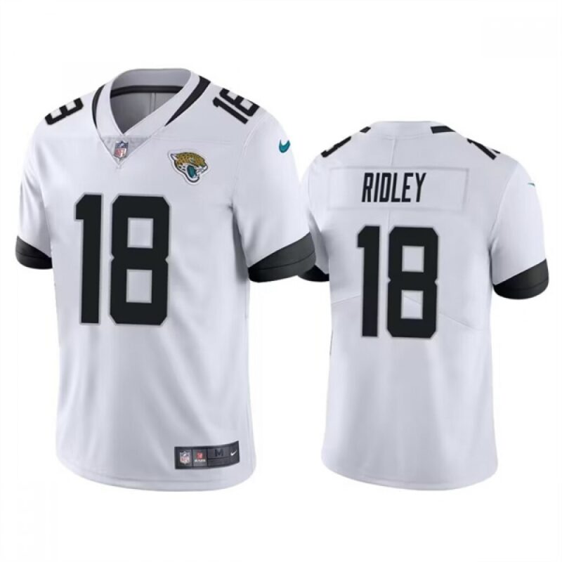 6862089ec55f0_1 Men's Jacksonville Jaguars #18 Calvin Ridley White Vapor Untouchable Limited Stitched Jersey
